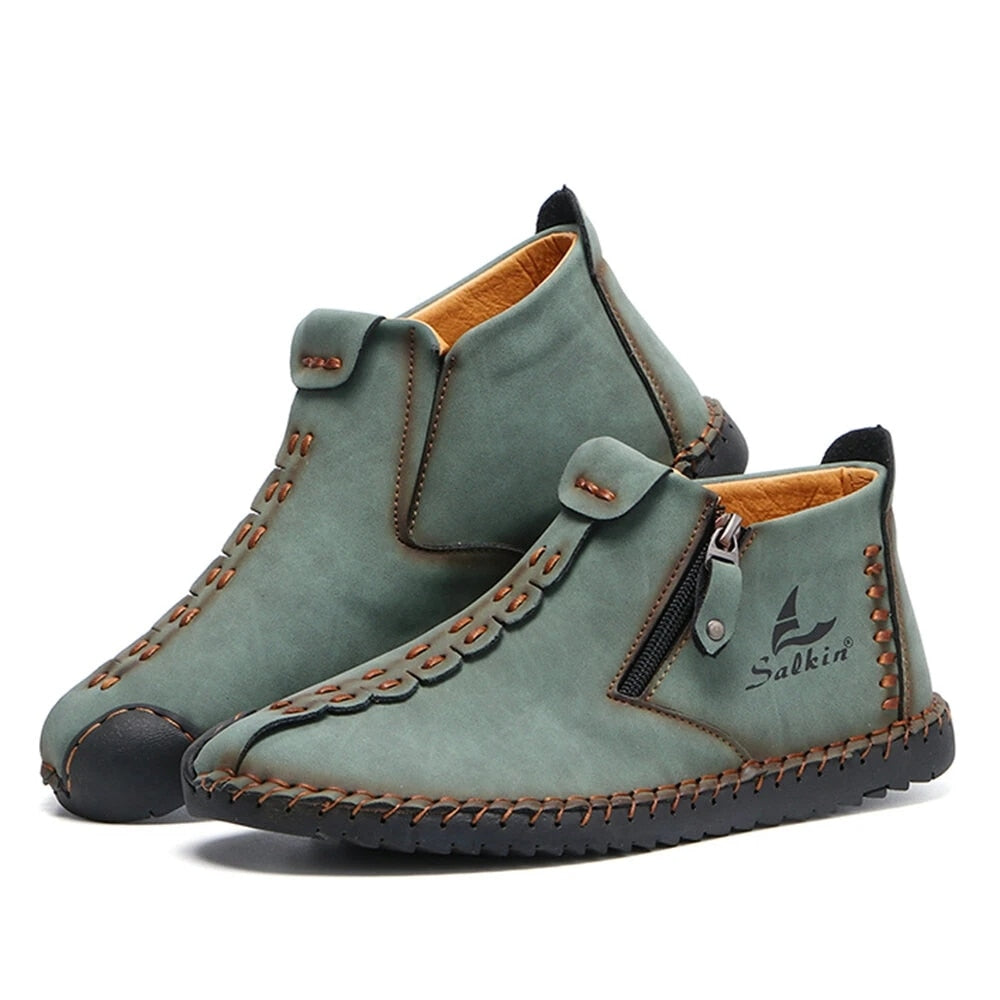The Jungla Boots - Hand-stitched Eco Leather Boots For Men