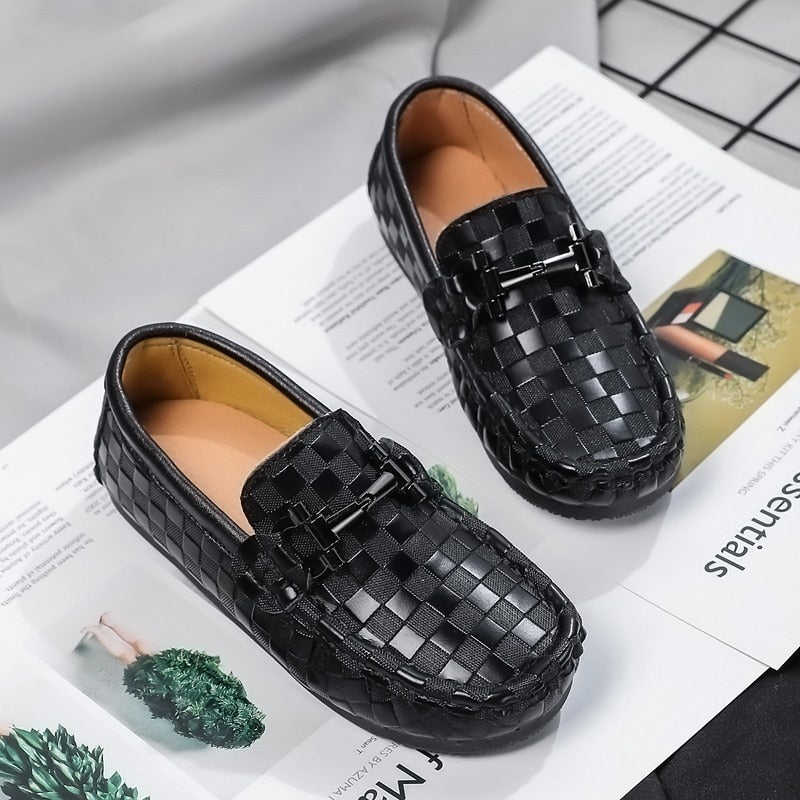 Luxury Leather Loafers For Kids - Children's Loafers - Ashour Shoes