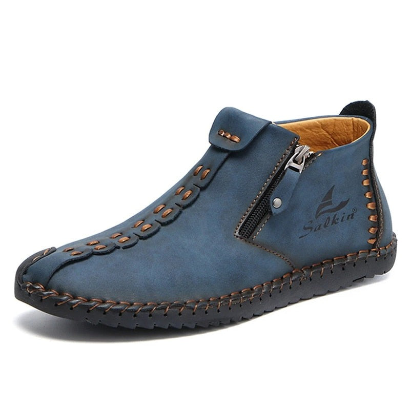 The Jungla Boots - Hand-stitched Eco Leather Boots For Men - Ashour Shoes