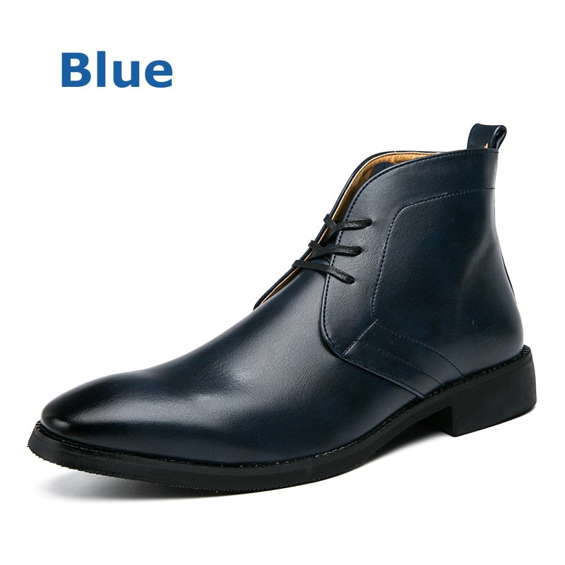 The Misalawa - Leather Ankle Boots For Men