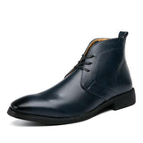 The Misalawa - Leather Ankle chukka Boots For Men - Ashour Shoes