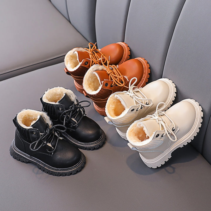 The Cuccio2 - Elegant Kids Boots. Winter Boots With Plush - Ashour Shoes