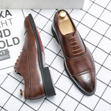 il Rosso - Red bottom sole Leather Oxford Shoes For Men - Ashour Shoes