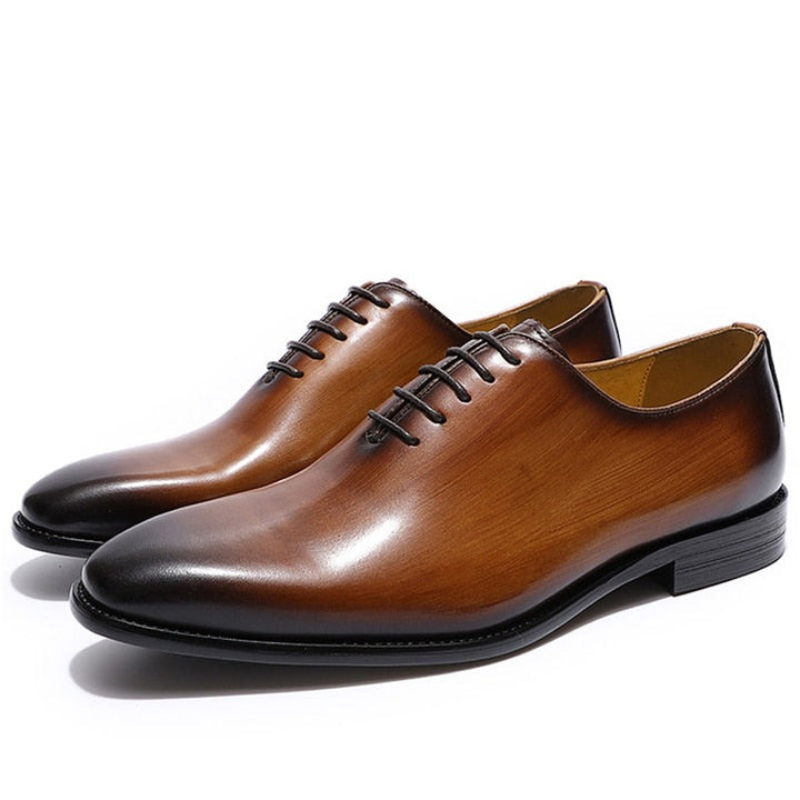 Ardito 2 - Whole Cut Men's Leather Oxford Dress Shoes - Ashour Shoes