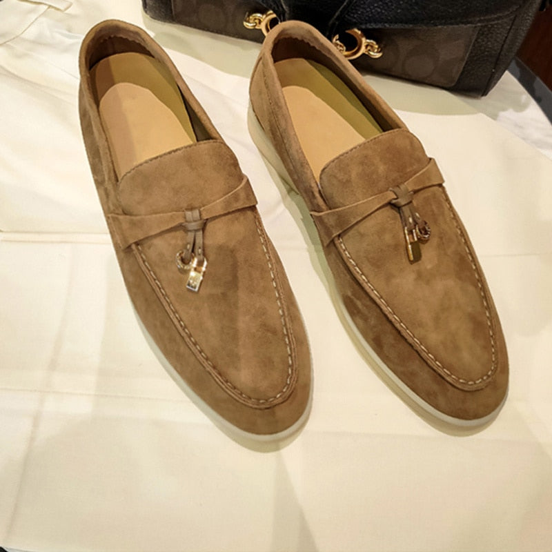 L'angelina - Casual Suede Leather Loafers For Women
