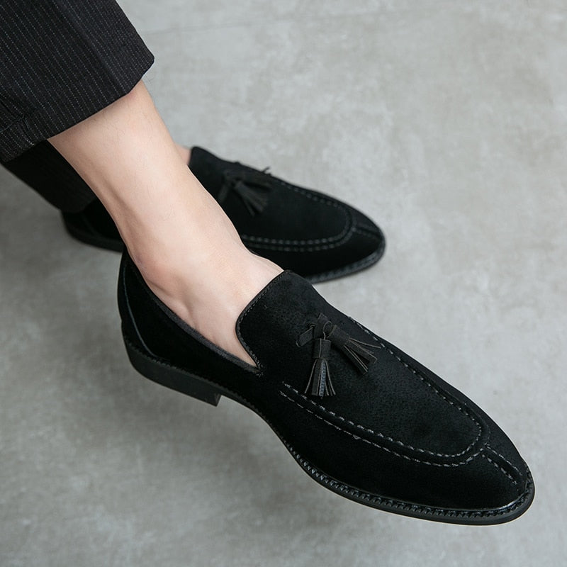 The TT1 - Tassel Leather Loafers For Men - Ashour Shoes