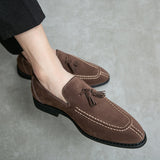 The TT1 - Tassel Leather Loafers For Men - Ashour Shoes
