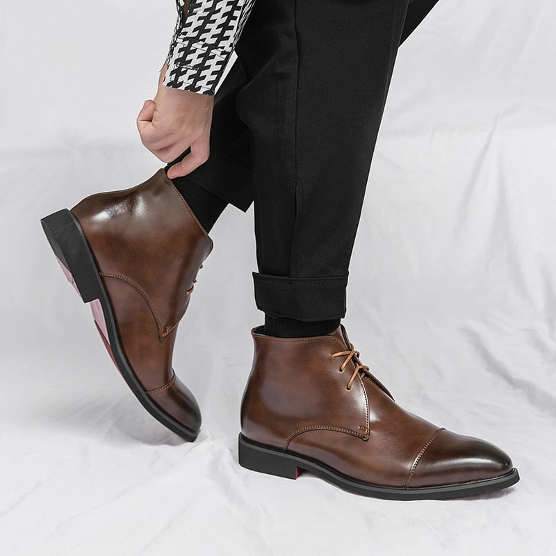 The Mislawa2 - Leather Boots For Men