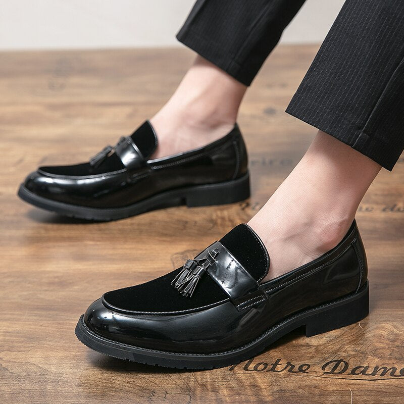 il Lusso Original - Elegant Leather tassel loafers Loafers for Men - Ashour Shoes