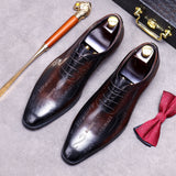 Esposito - Luxury Oxford Shoes For Men - whole cut - Ashour Shoes