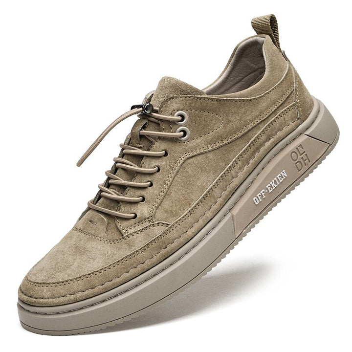 The Toscano - Genuine Leather Casual Sneakers - Ashour Shoes