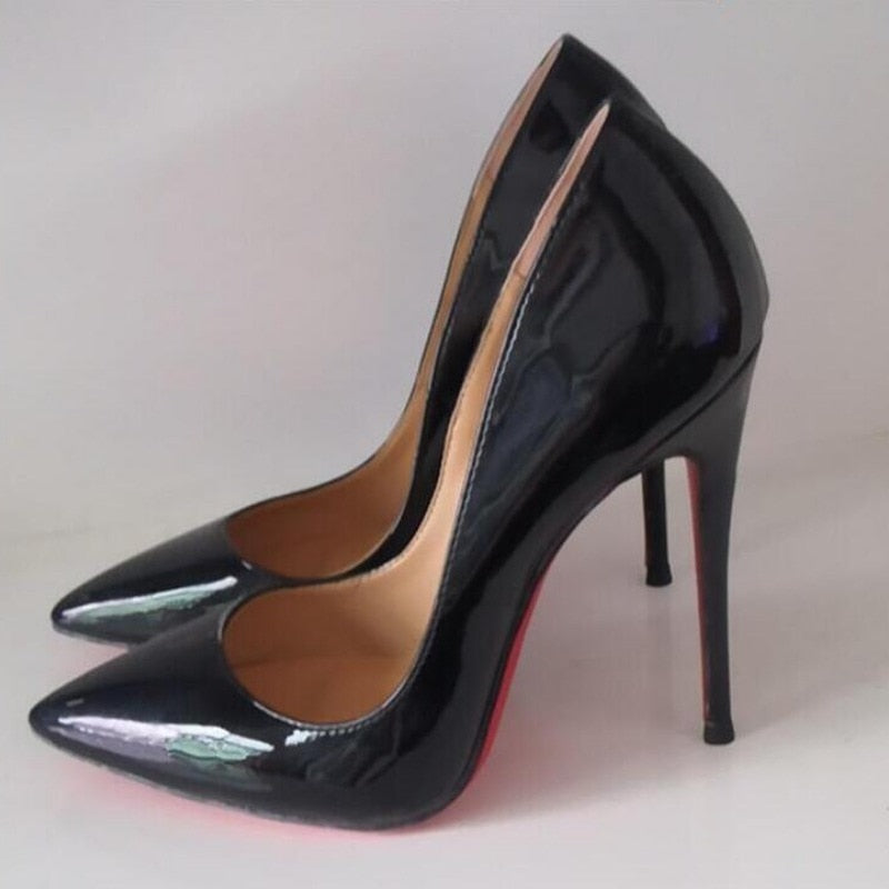 The cMore - Red Bottom High Heel Pumps for Women