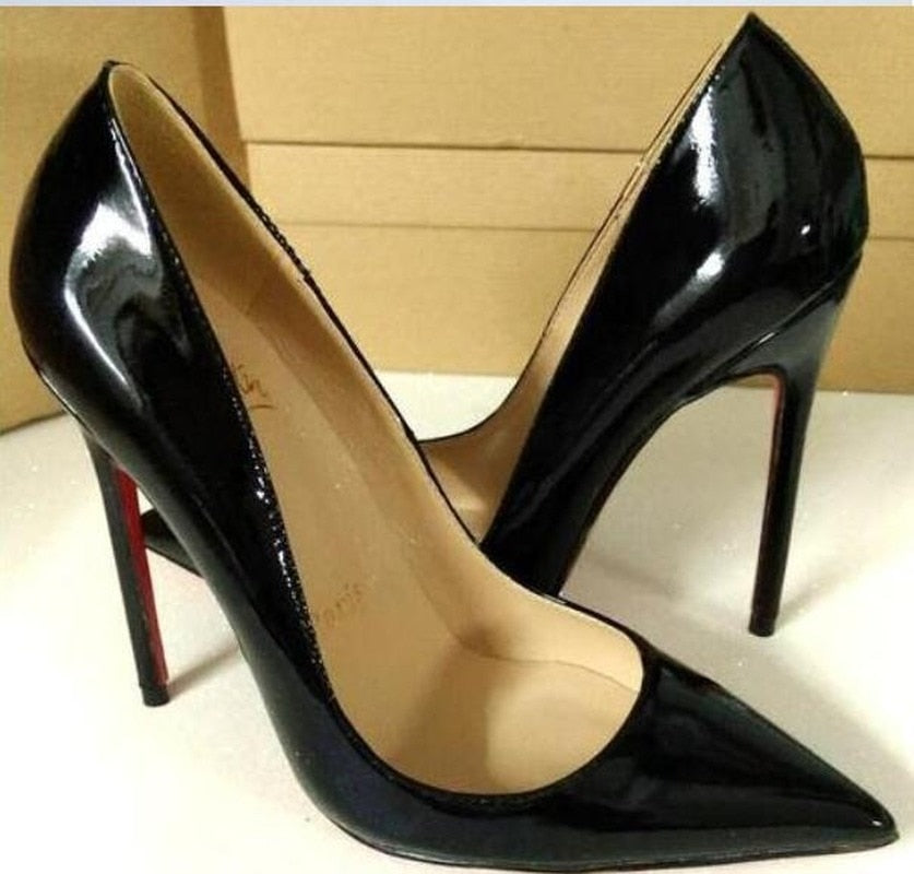 The cMore - Red Bottom High Heel Pumps for Women