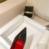 Starry - Luxury Red Bottom Patent Leather High Heels Shoes For Women - Ashour Shoes
