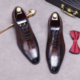 Esposito - Luxury Oxford Shoes For Men - whole cut - Ashour Shoes