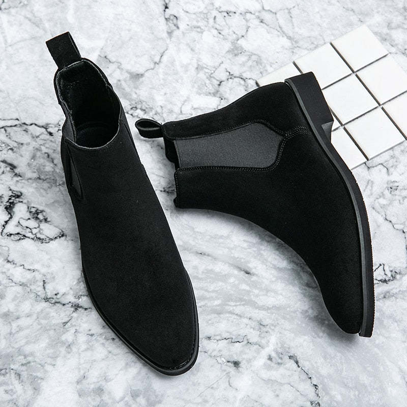 Bolzaney - Classic Suede Chelsea Boots For Men