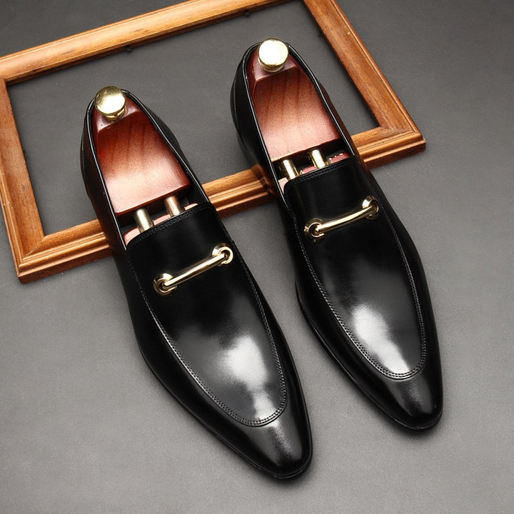 il Lusso Elegance - Italian Style Genuine Leather Loafers for Men - Ashour Shoes