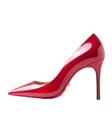 The POX - Patent Leather High Heel Red Bottoms Stiletto Pumps For Women 8-12CM - Ashour Shoes