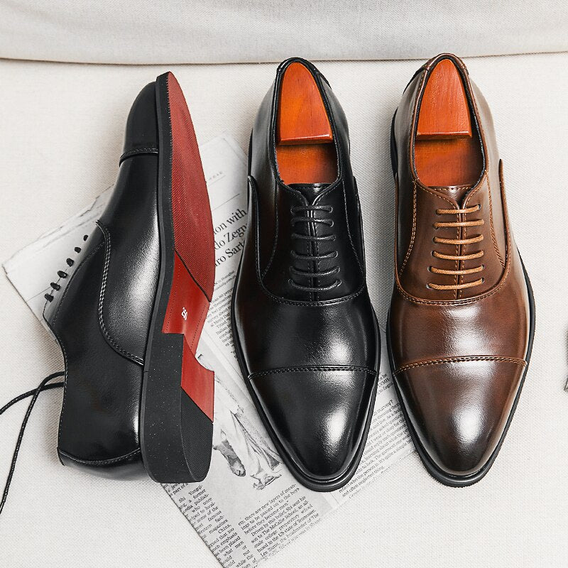 Il Rosso 2 Red Bottom Sole Oxford Dress Shoes