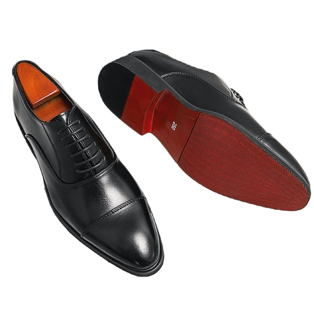 il Rosso 2 - Red Bottom sole leather Oxford Dress Shoes - Ashour Shoes