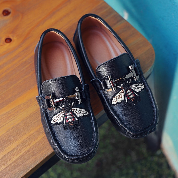 Luxury Leather Loafers For Kids - Children's Loafers - Ashour Shoes