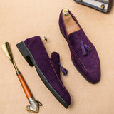The TT1 - Tassel Leather Loafers For Men - Ashour Shoes