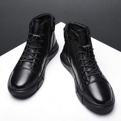 The Sicuro - Leather Ankle Boots For Men