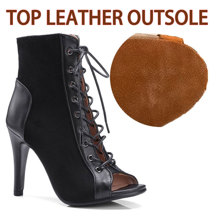 La Latina - Stiletto Leather Boots For Women - Ashour Shoes