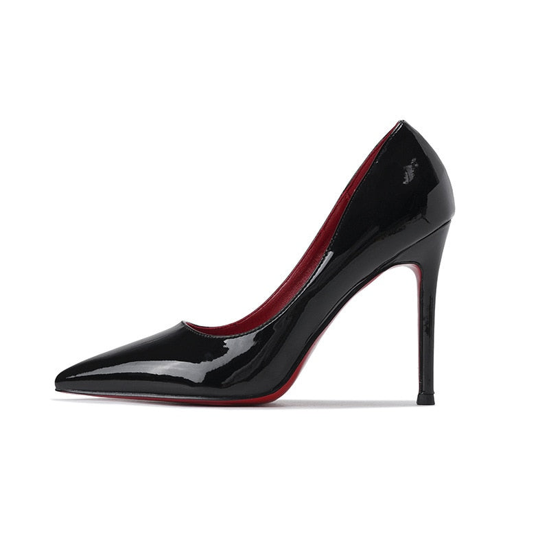 The cMore - Red Bottom High Heel Pumps for Women