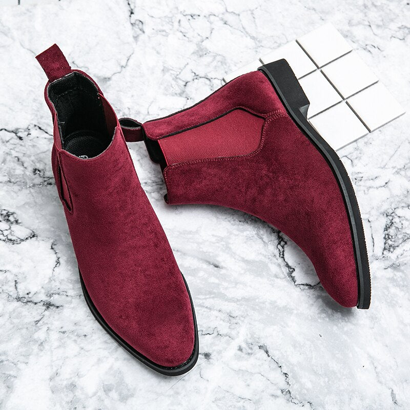 Bolzaney - Classic Suede Chelsea Boots For Men