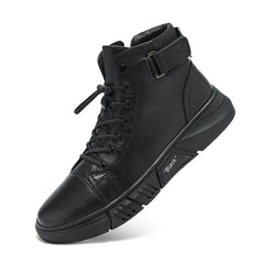 The Sicuro - Leather Ankle Boots For Men - Ashour Shoes