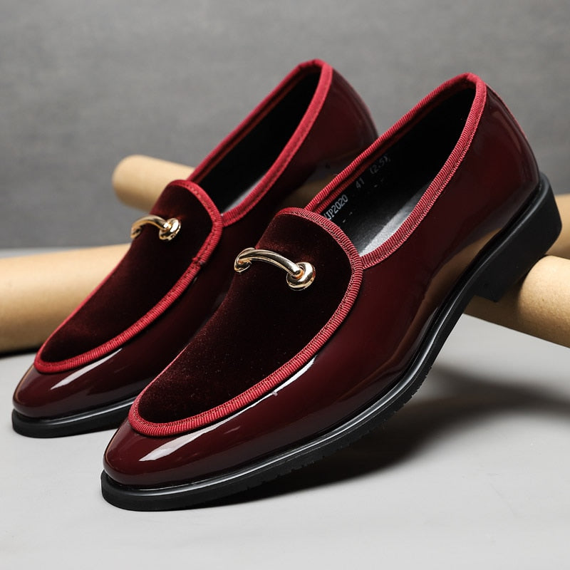 il Lusso - Patent Leather Loafers/Moccasins for Men( Best seller) - Ashour Shoes