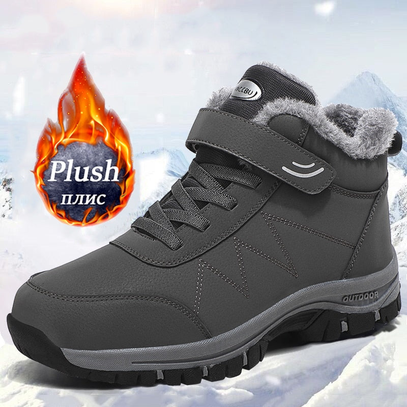 2023 - Waterproof Winter Boots - Unisex Winter/Snow Leather Boots.