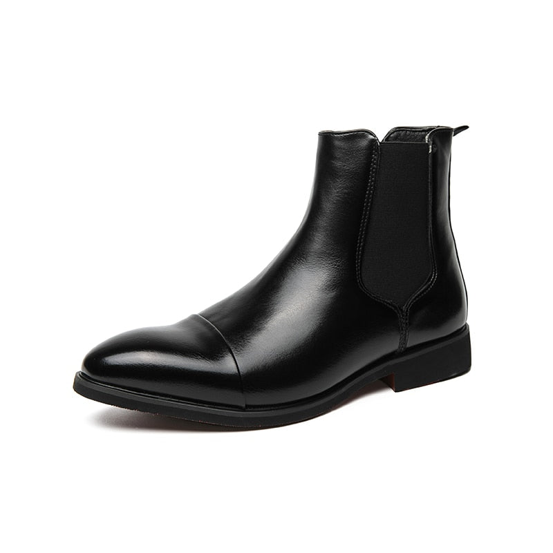 Roma - Red Bottom Chelsea Boots For Men