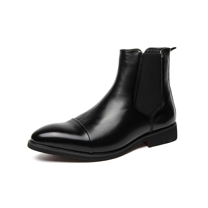 Roma - Red Bottom Chelsea Boots For Men - Ashour Shoes