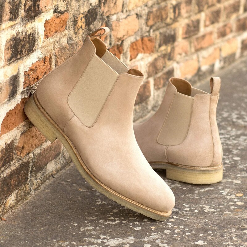 Bolzaney - Classic Suede Chelsea Boots For Men - Ashour Shoes