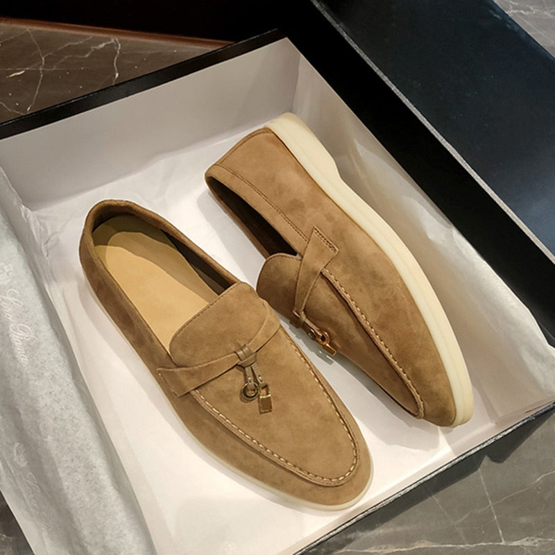 L'angelina - Casual Suede Leather Loafers For Women