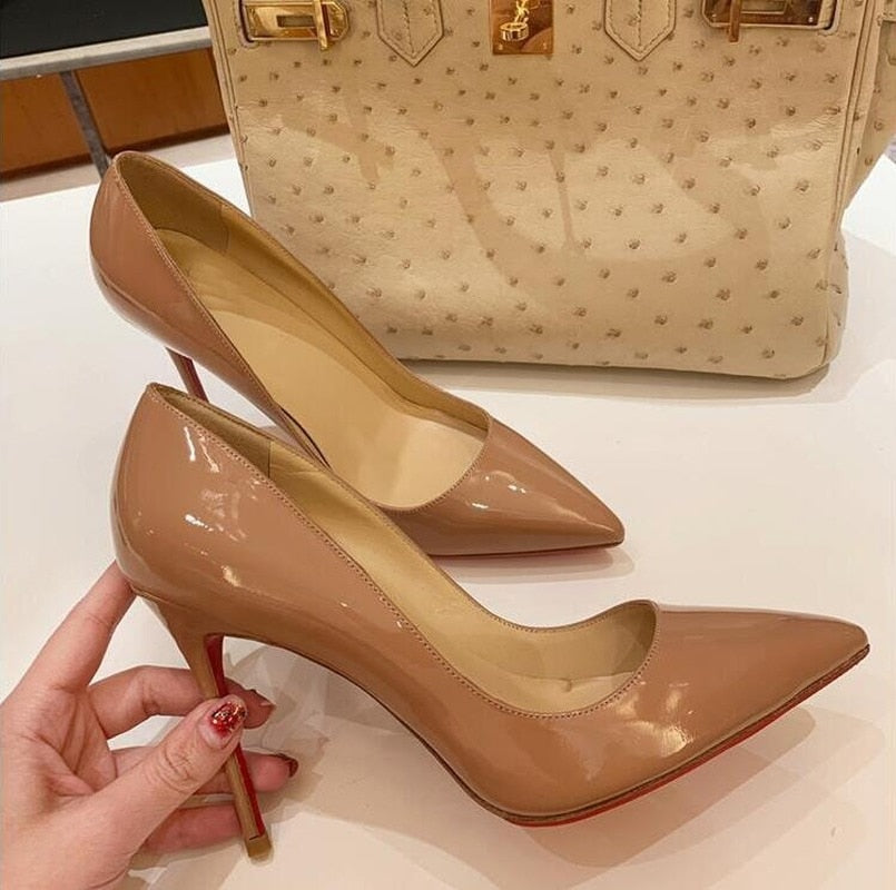 The cMore - Red Bottom High Heel Pumps for Women - Ashour Shoes