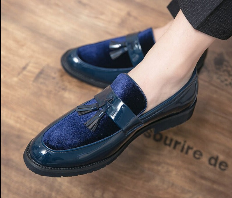 il Lusso Original - College Design Elegant Leather Loafers for Men (Dress Shoes)