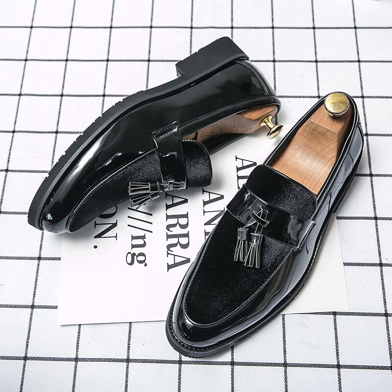 il Lusso Original - Elegant Leather tassel loafers Loafers for Men - Ashour Shoes