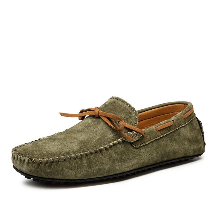 DEKABR2 - Suede Leather Boat Shoes/Loafers For Men - Summer Moccasins - Ashour Shoes