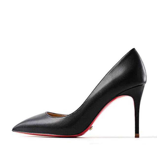 The POX - Patent Leather High Heel Red Bottoms Stiletto Pumps For Women 8-12CM - Ashour Shoes