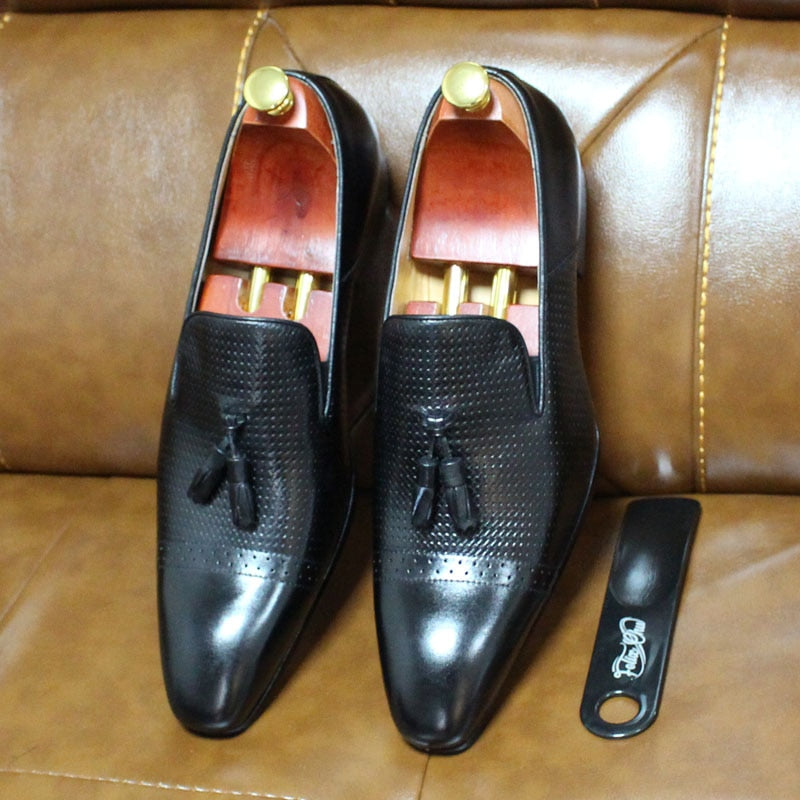 Unico - Special Tassel Leather Loafers for Men