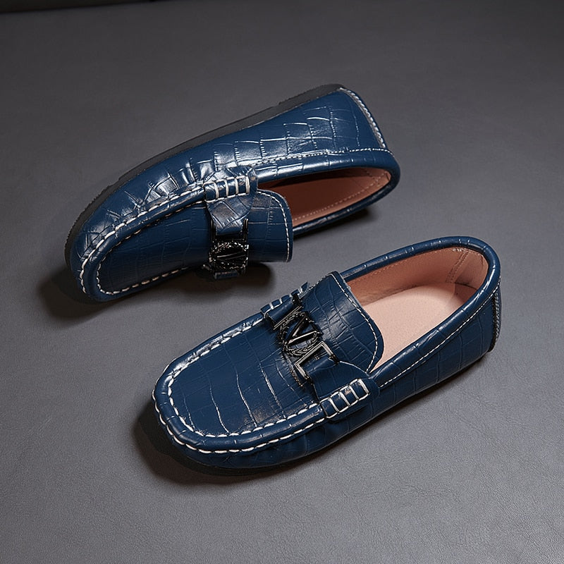 Luxury Leather Loafers For Kids - Children's Loafers - Ashour Shoes