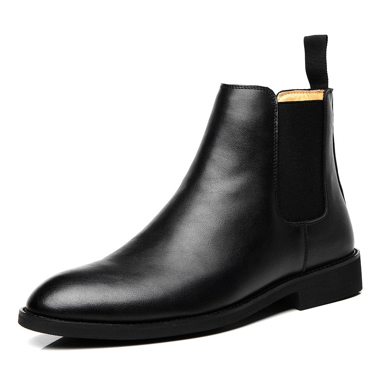 La annata - Elegant Chelsea Leather Boots For Men - Ashour Shoes