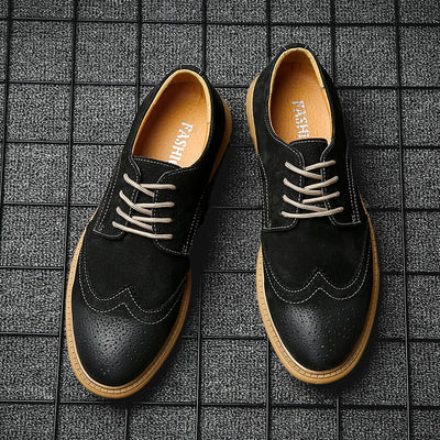 2022 - Leather Derby Shoes For Men - Sneaker Bottom