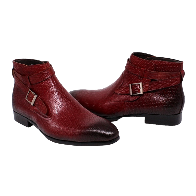 Lo Stivalo - Luxury Single/Double Buckle (Monk) Genuine Leather Boots