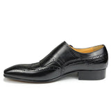 The Malino - Luxury Leather Double Monkstrap Loafers for men - Ashour Shoes