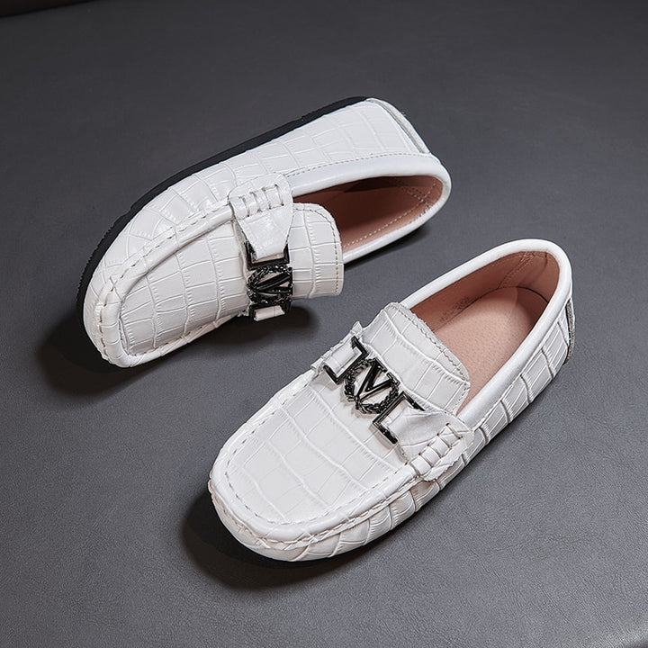 Luxury Leather Loafers For Kids - Children's Loafers - Ashour Shoes