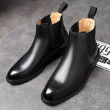 La annata - Elegant Chelsea Leather Boots For Men - Ashour Shoes
